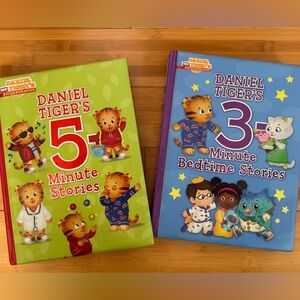 2 Daniel Tiger Bedtime Story Anthology books